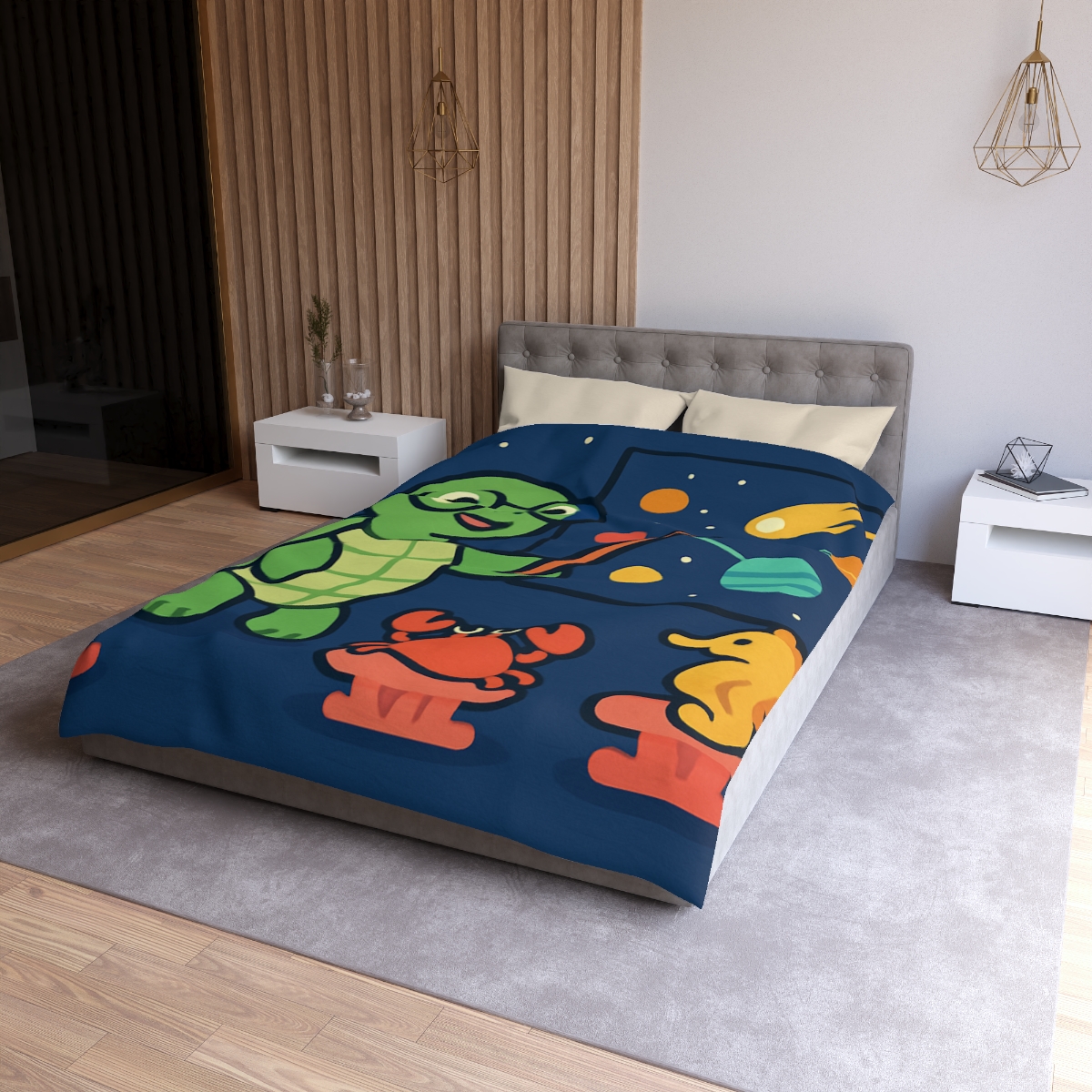 Comet Classroom Turtle stylish duvet covers
