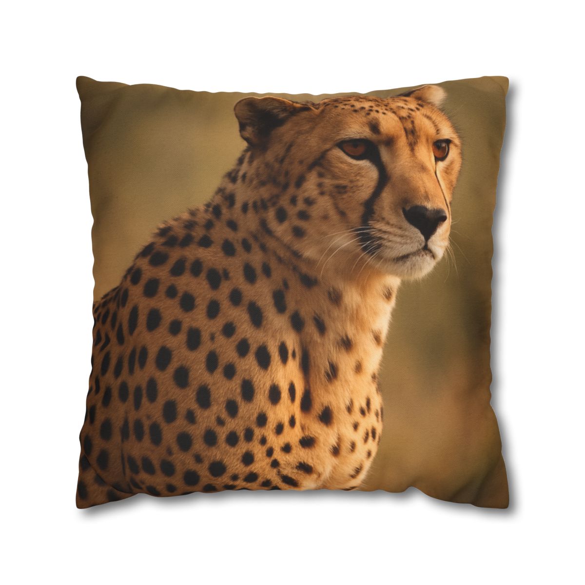 Amber Gaze Cheetah trendy patterned pillow cases