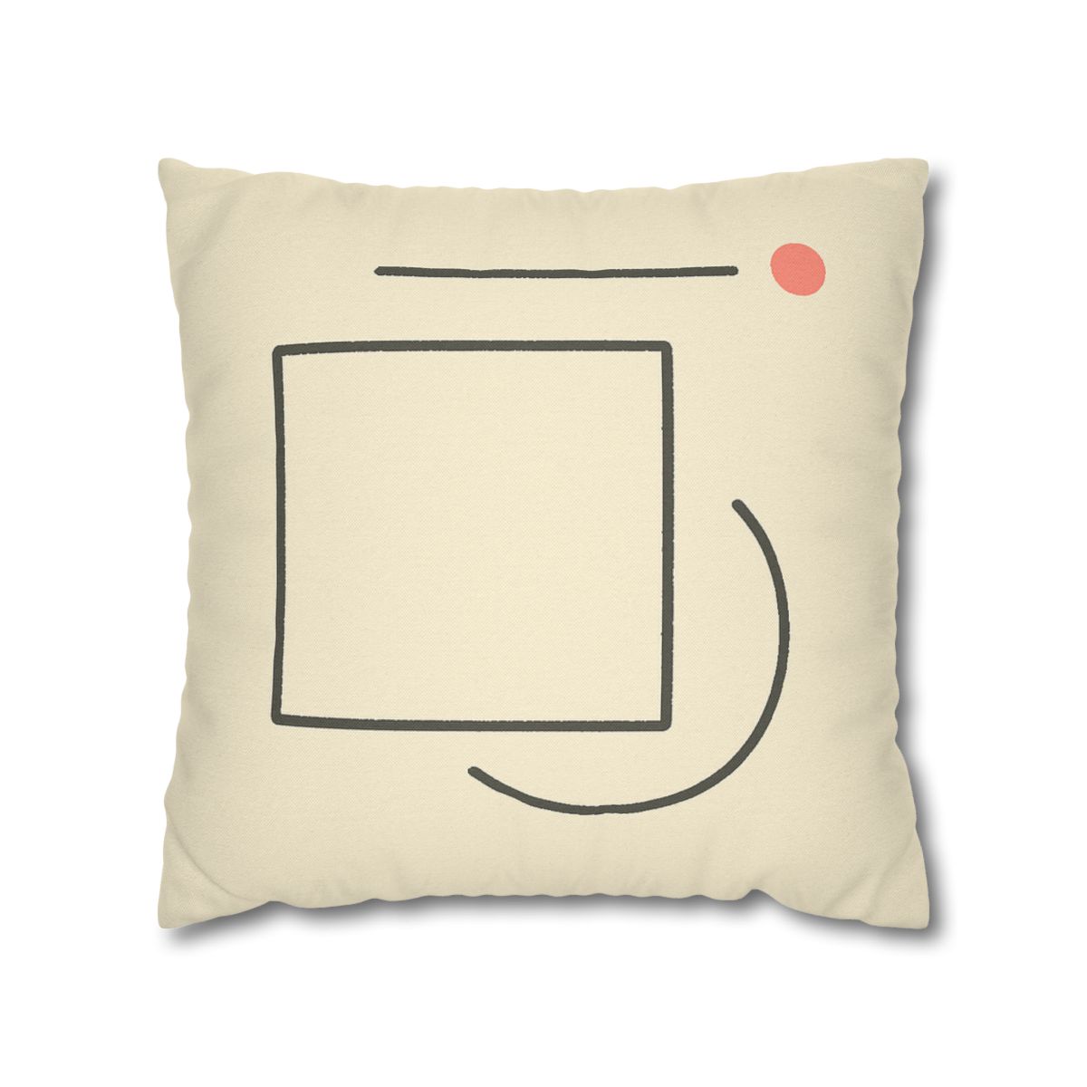 Offset Frame With Crescent Anchor stylish decorative pillowcases