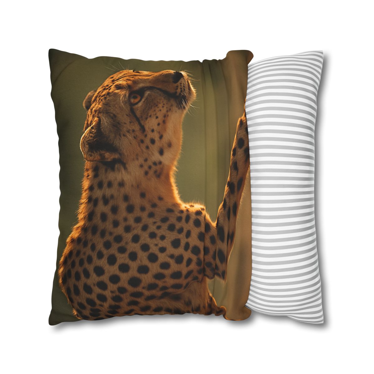 Cheetah Silent Sprint personalized pillow covers