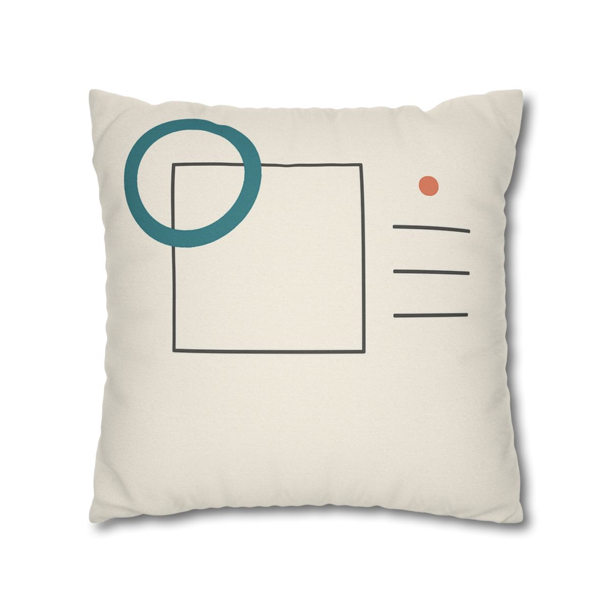 Open Frame With Drifted Ring soft cotton pillow cases