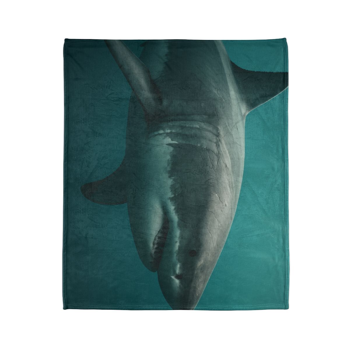 Silent Hunter Great White Shark designer printed blankets