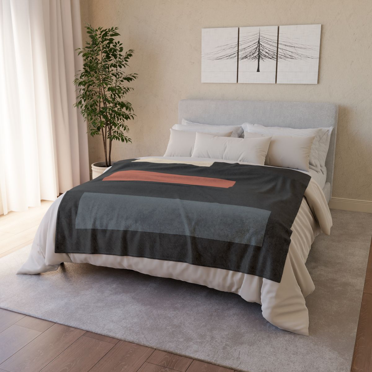 Three Bar Harmony decorative home blankets