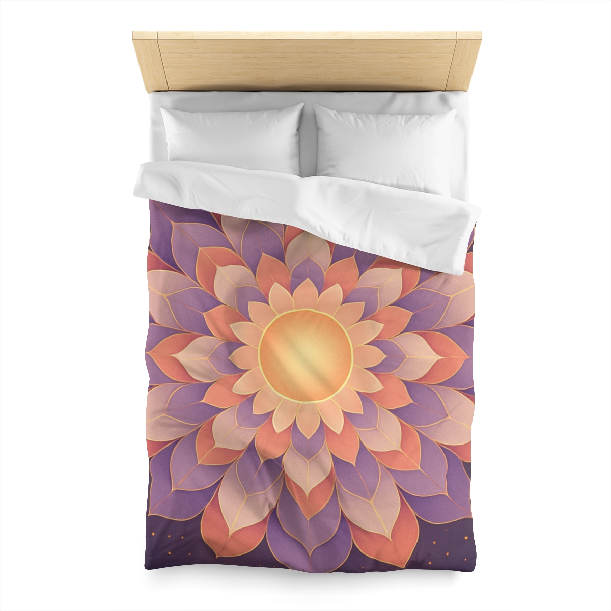 Petal Halo Mandala Drift soft comforter duvets
