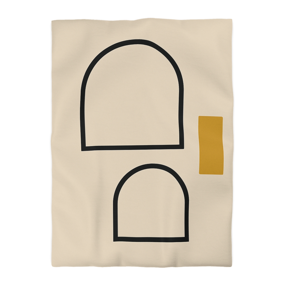 Arc Window Alignment designer printed duvets