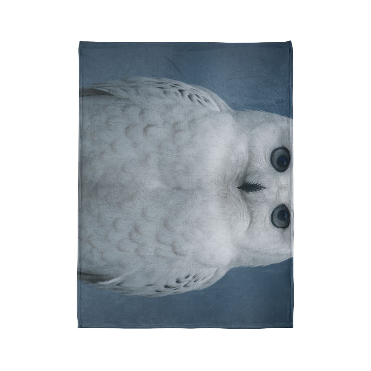 Midnight Watch Snowy Owl stylish throw blankets