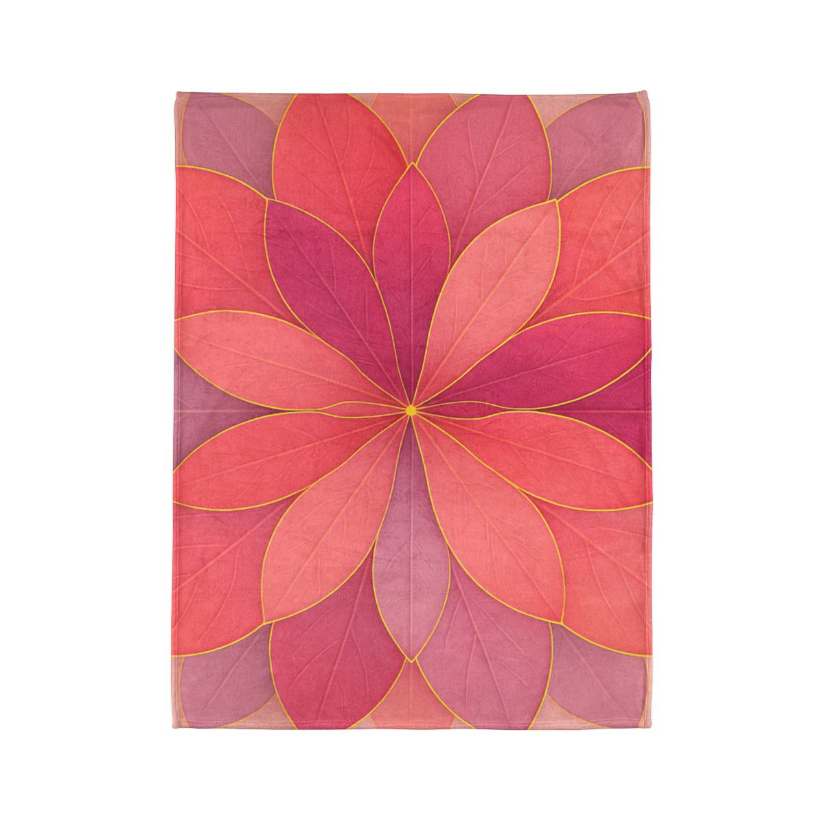 Petal Prism Overlap warm winter blankets