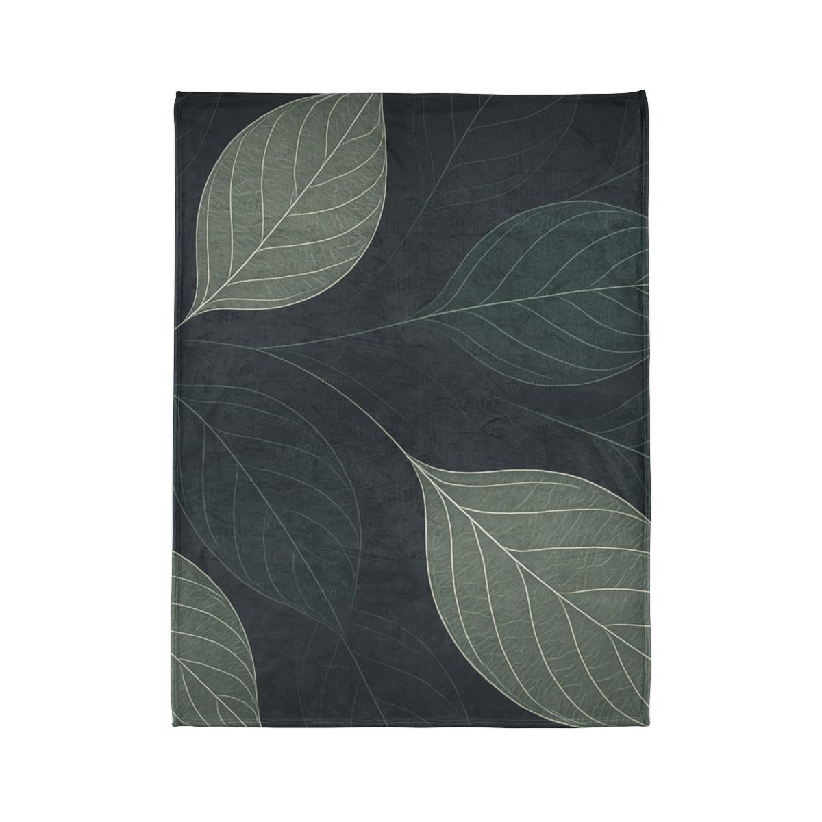 Leaf Vein Circuit Filigree designer printed blankets
