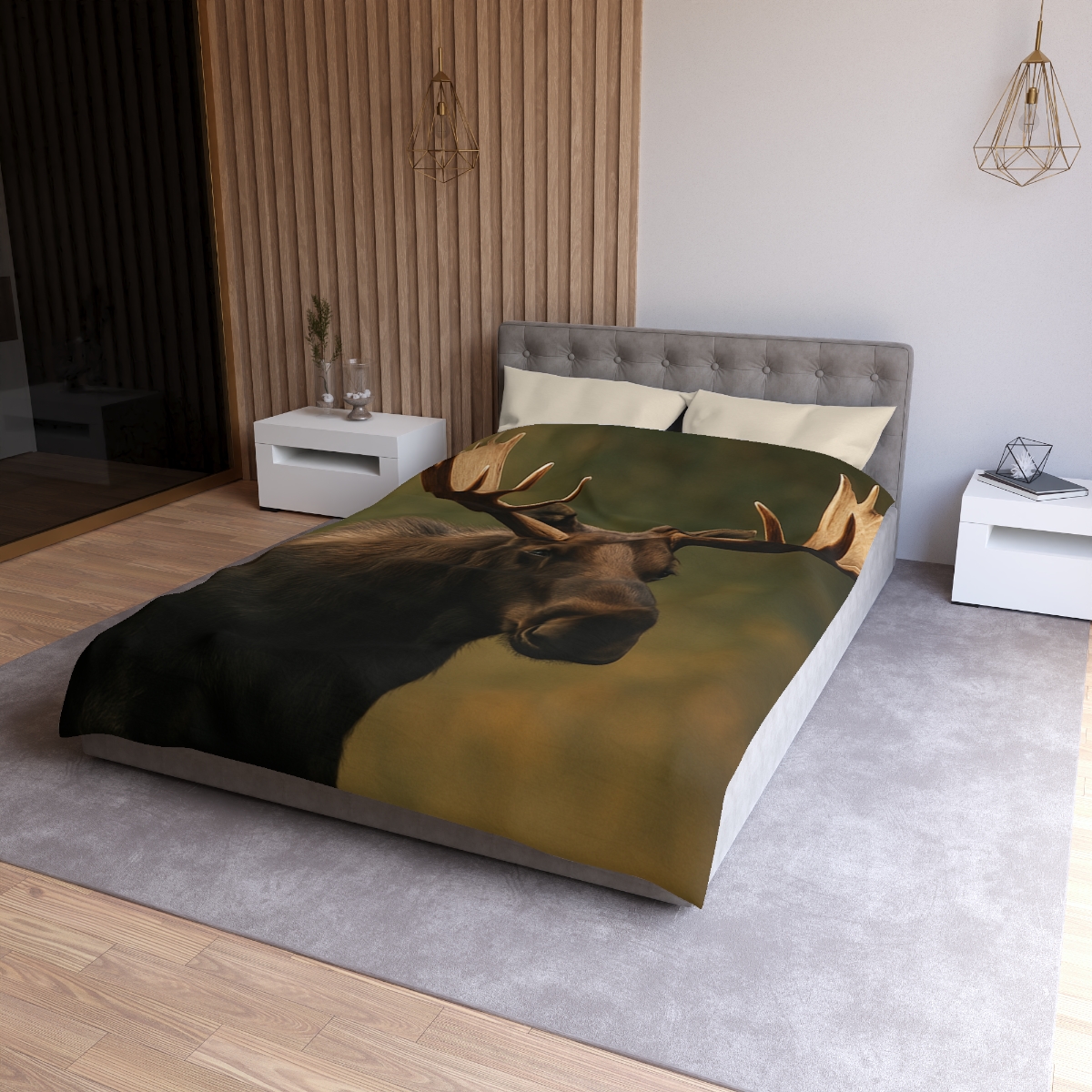 Aurora Quiet Moose soft comforter duvets