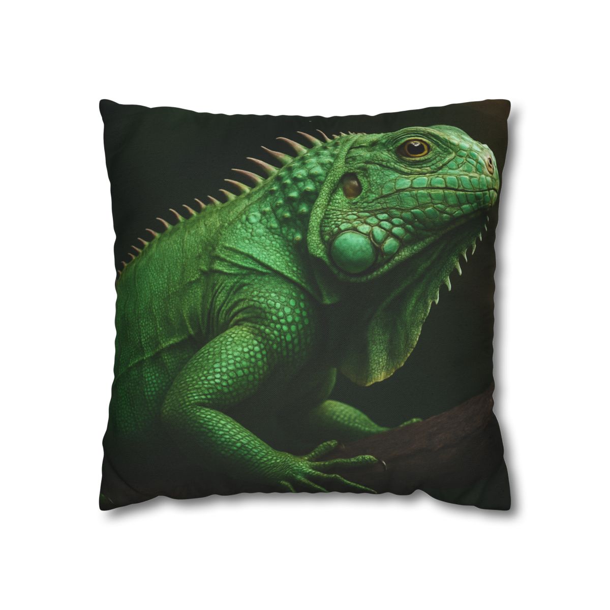 Mirror Glide Green Iguana comfortable bedding pillow covers