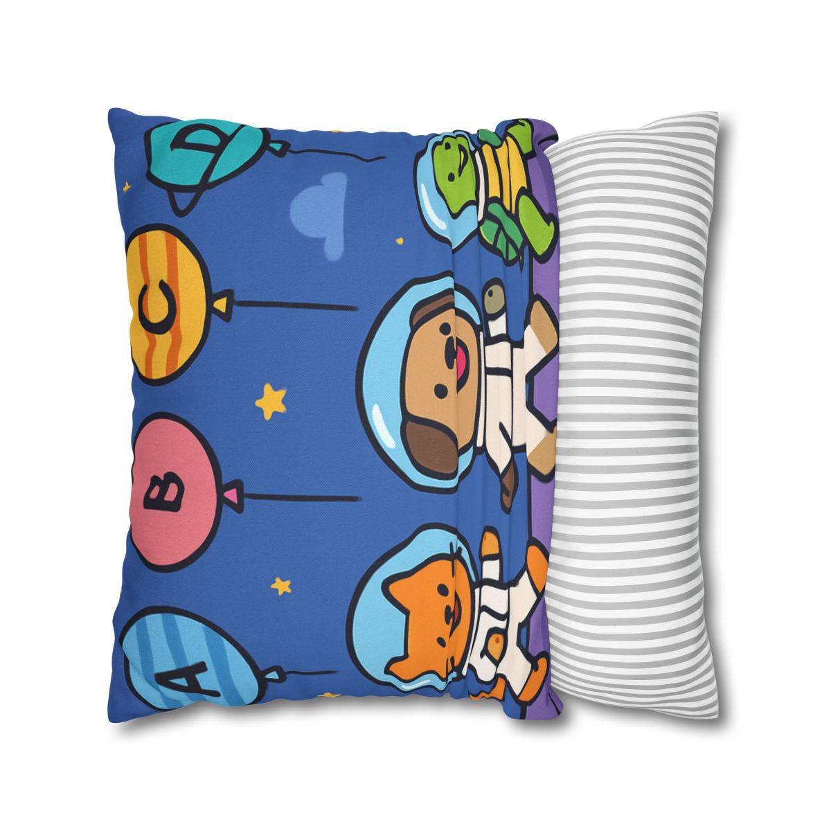 Planet Parade Of The Animal Astronauts personalized pillow covers