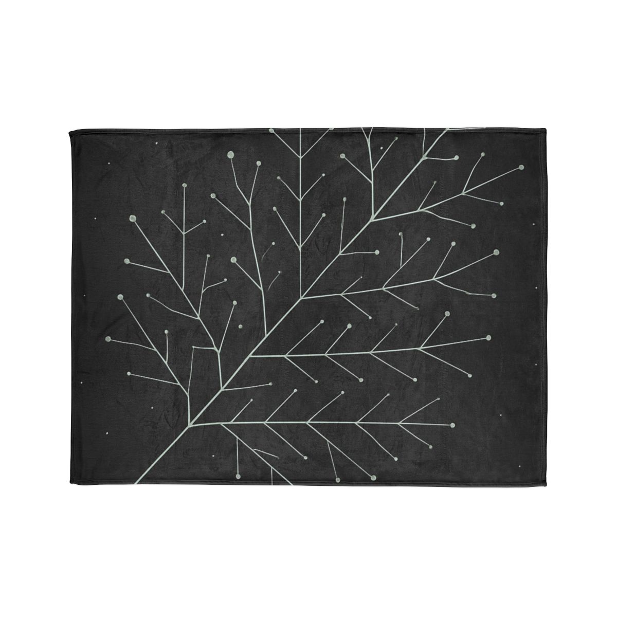 Leaf Vein Constellation Map soft fleece blankets