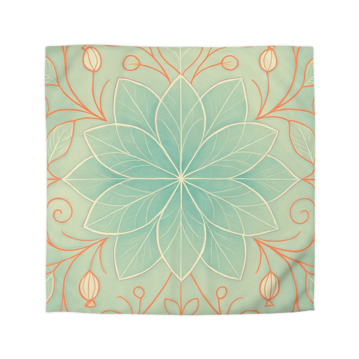 Petal Lattice Radiance custom duvets