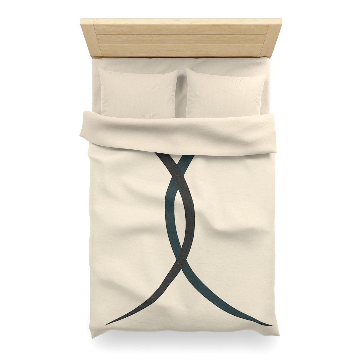 Intersecting Arc Duo Balanced unique patterned duvets