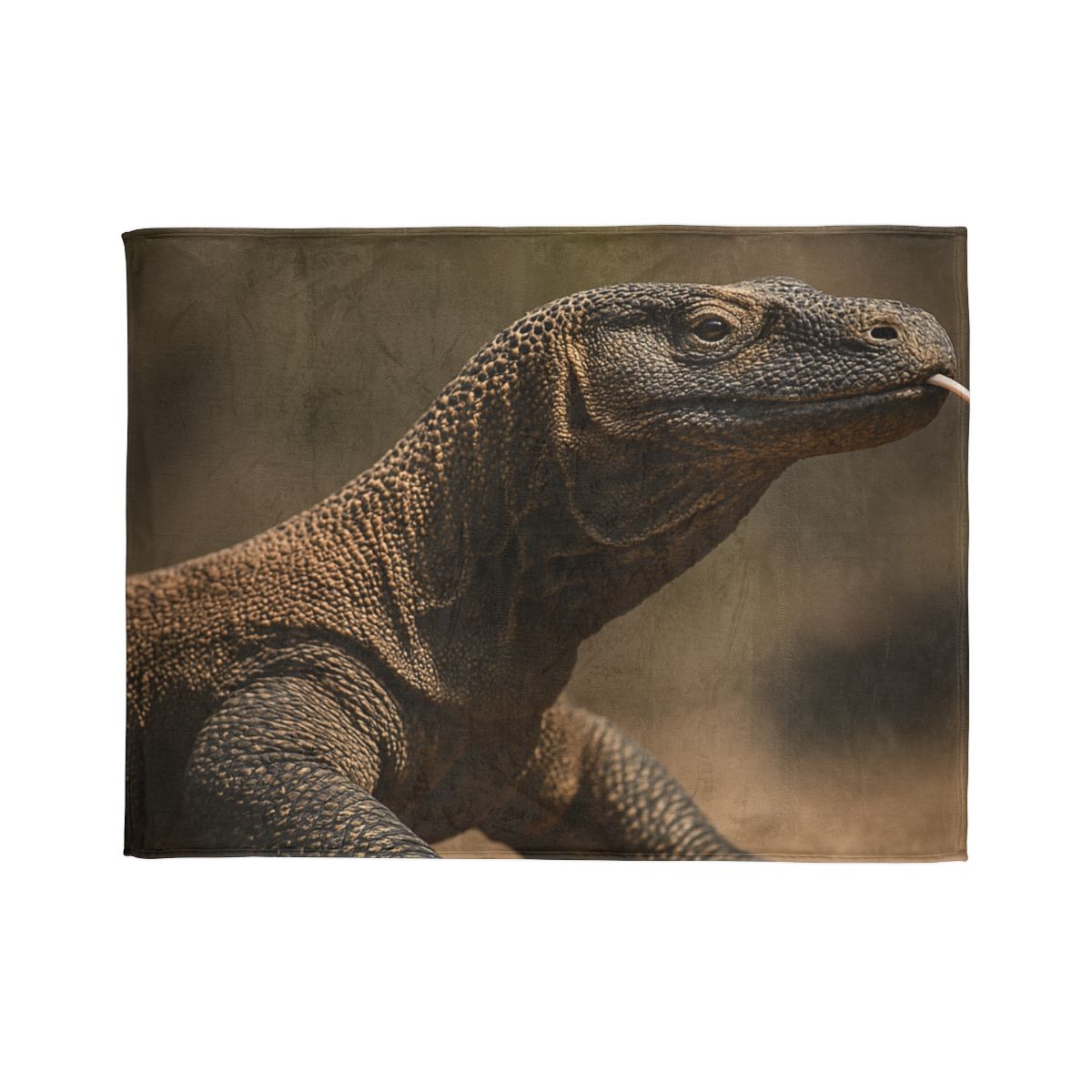 Ancient Sentinel Komodo Dragon decorative home blankets
