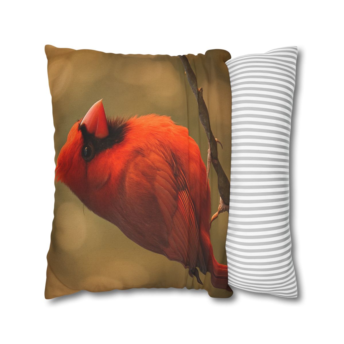 Crimson Pulse Northern Cardinal trendy patterned pillow cases