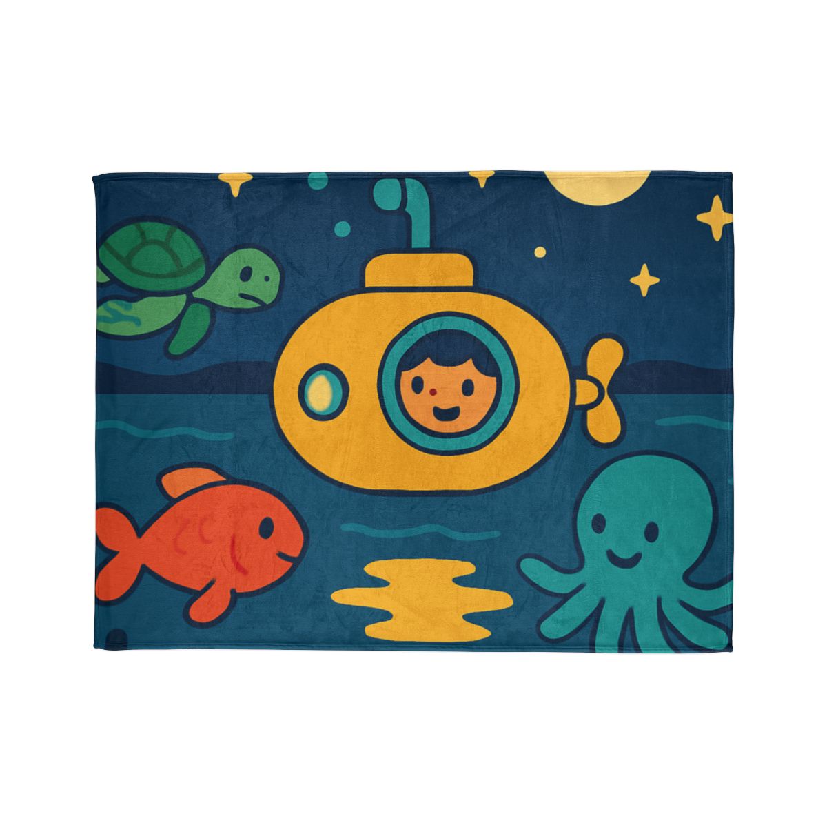 Starry Ocean Explorers trendy patterned blankets
