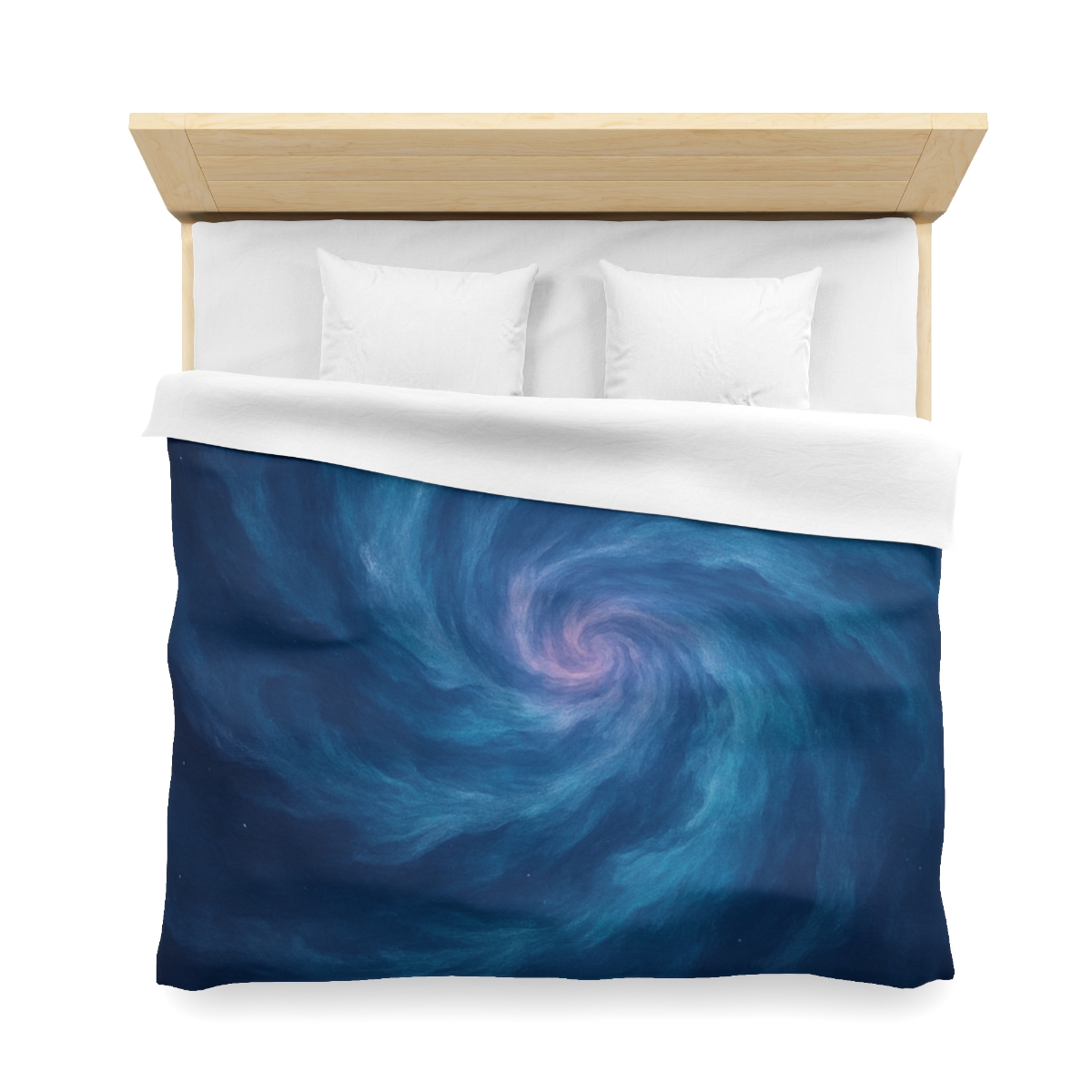 Nebula Spiral Tapestry designer printed duvets