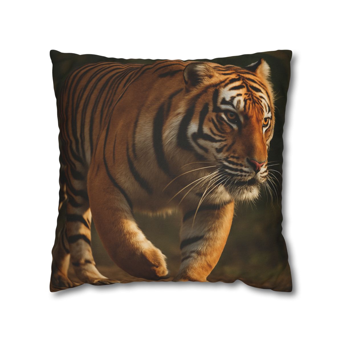 Forest Stalker Bengal Tiger soft cotton pillow cases