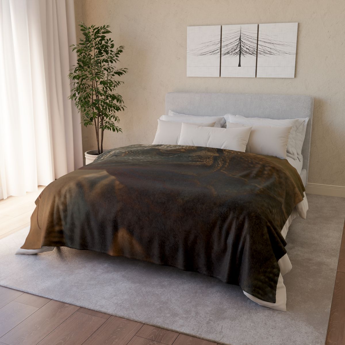 Ancient Sentinel Komodo Dragon warm winter blankets