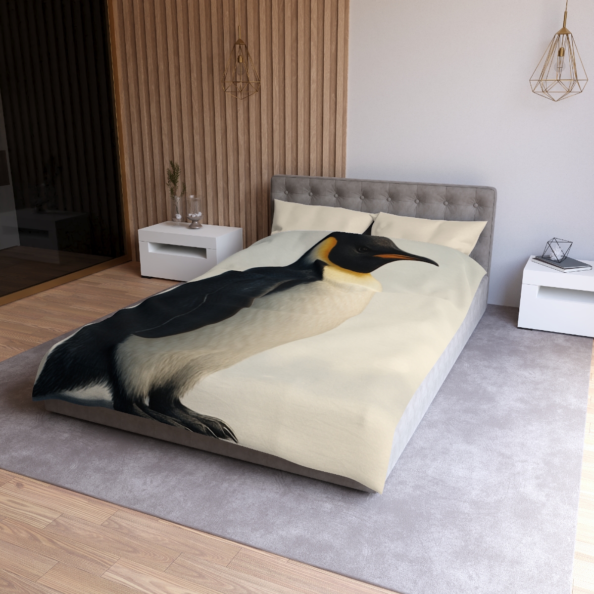 Aurora Hush Emperor Penguin warm winter duvets