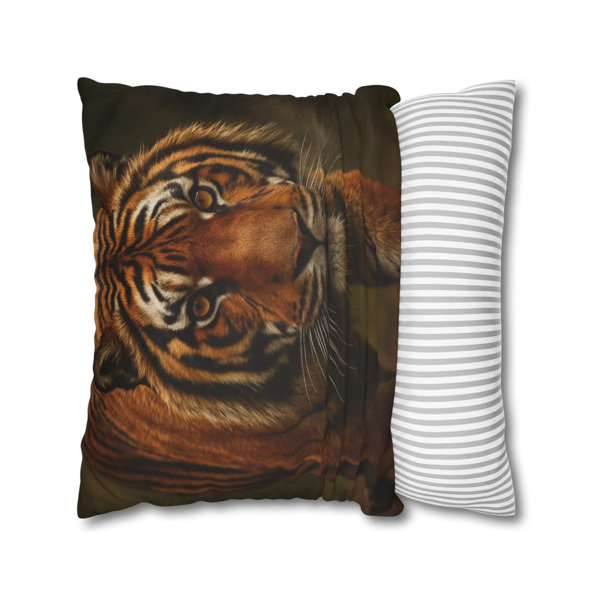 Forest Stalker Bengal Tiger trendy patterned pillow cases