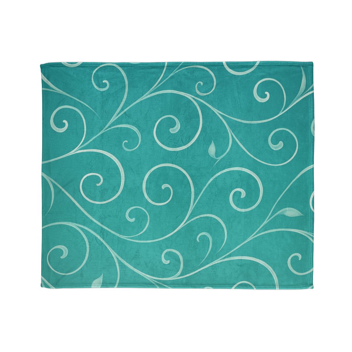 Vine Curl Wave Mesh designer printed blankets