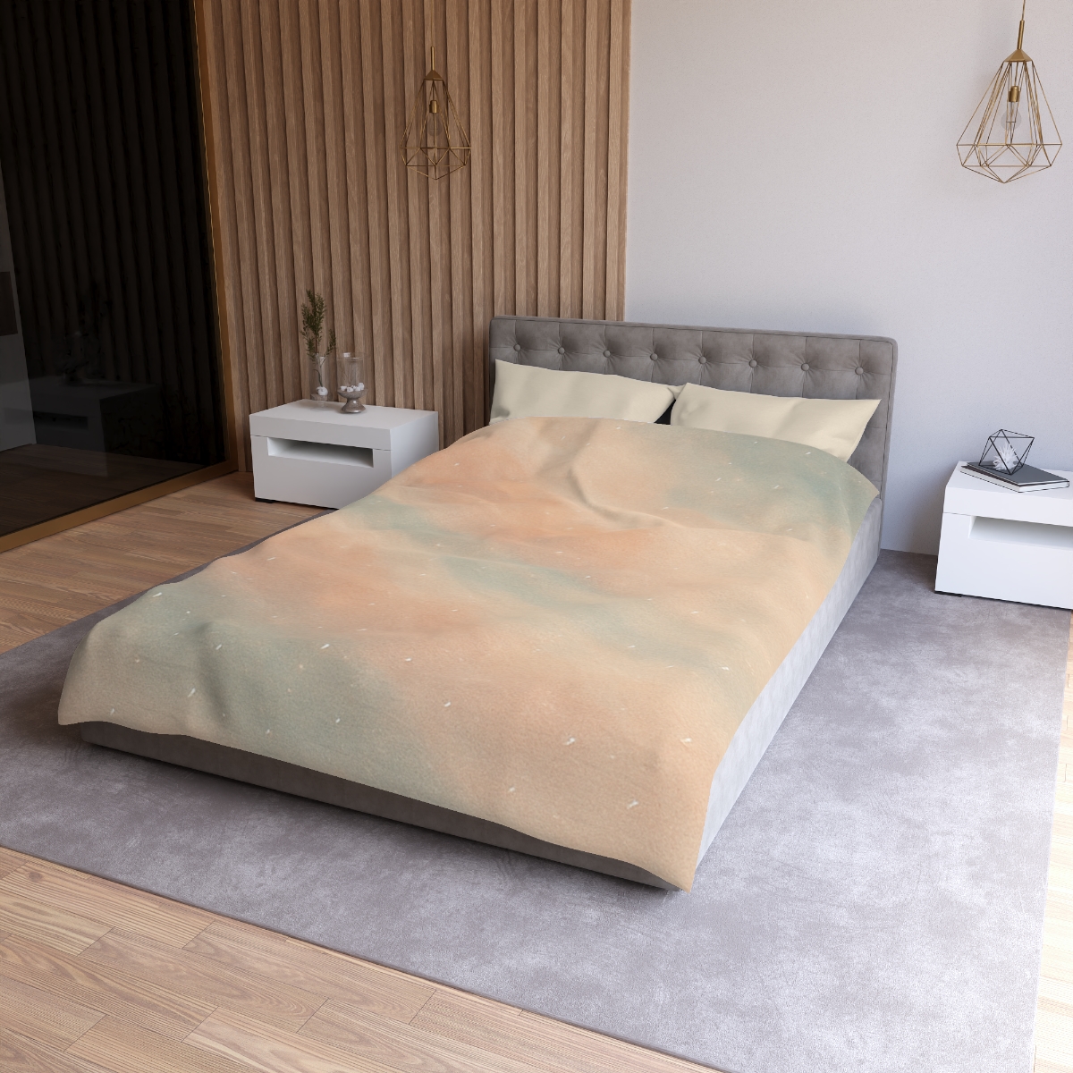 Cosmic Dust Cascade personalized bedding duvets