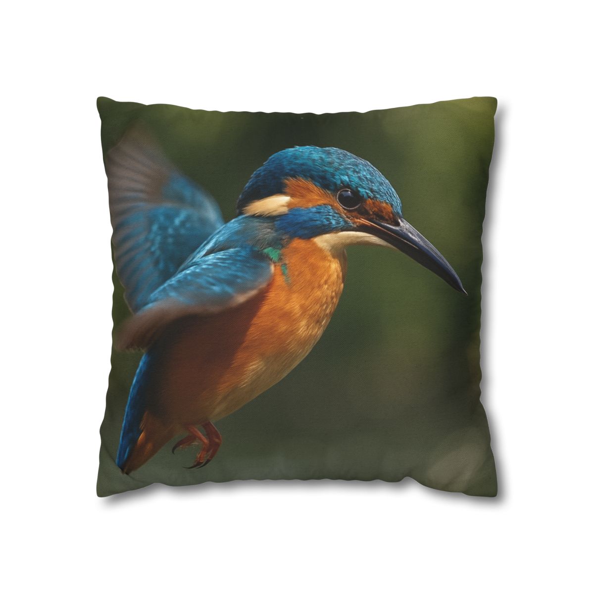 Kingfisher Sapphire Dive unique gift pillow cases