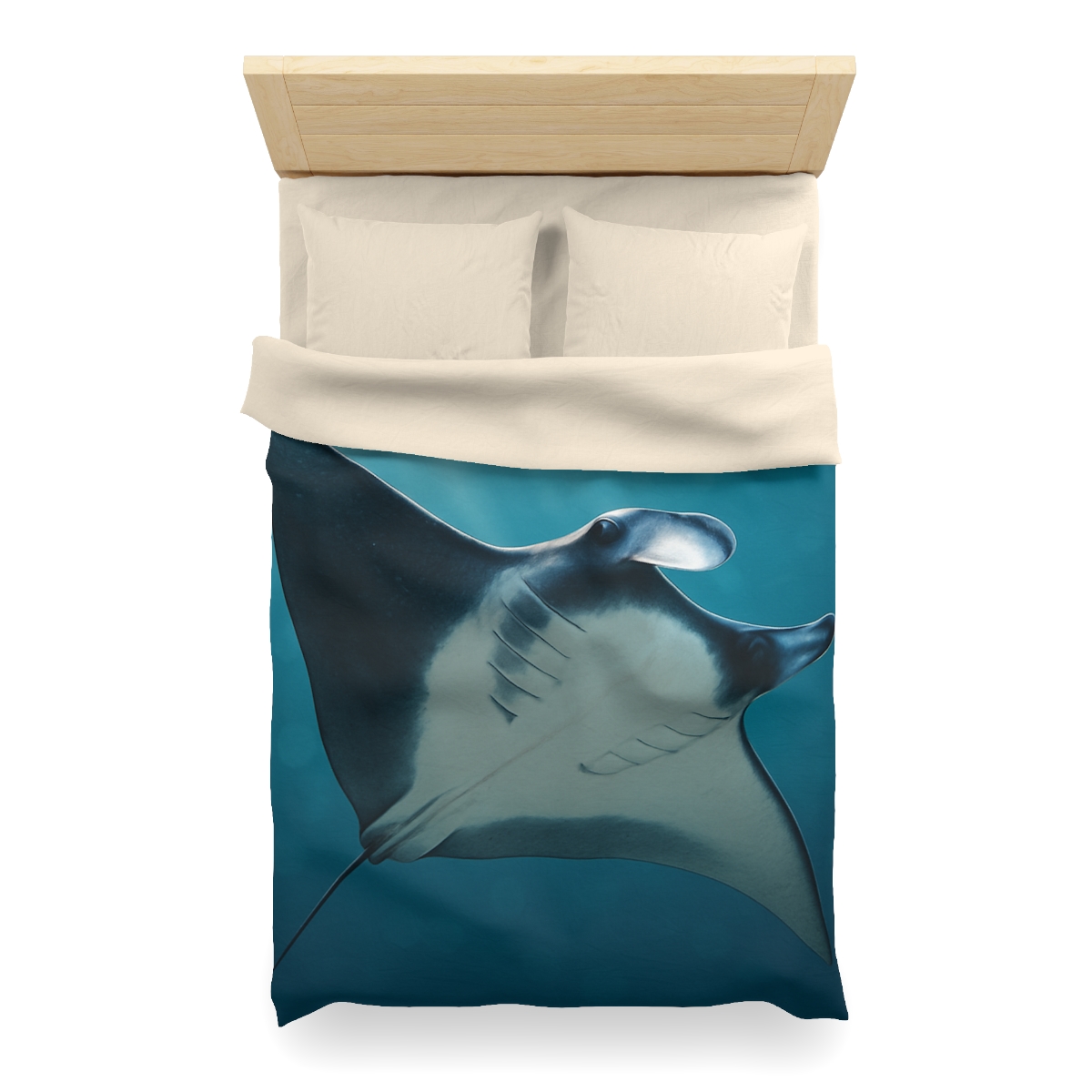 Starlit Surge Manta Ray unique patterned duvets