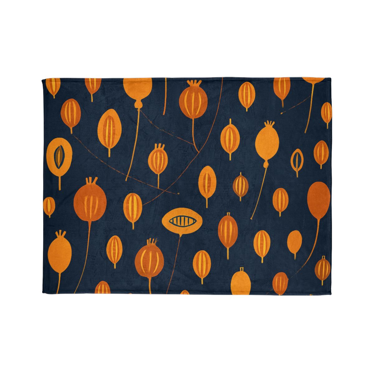 Seed Pod Constellation soft fleece blankets