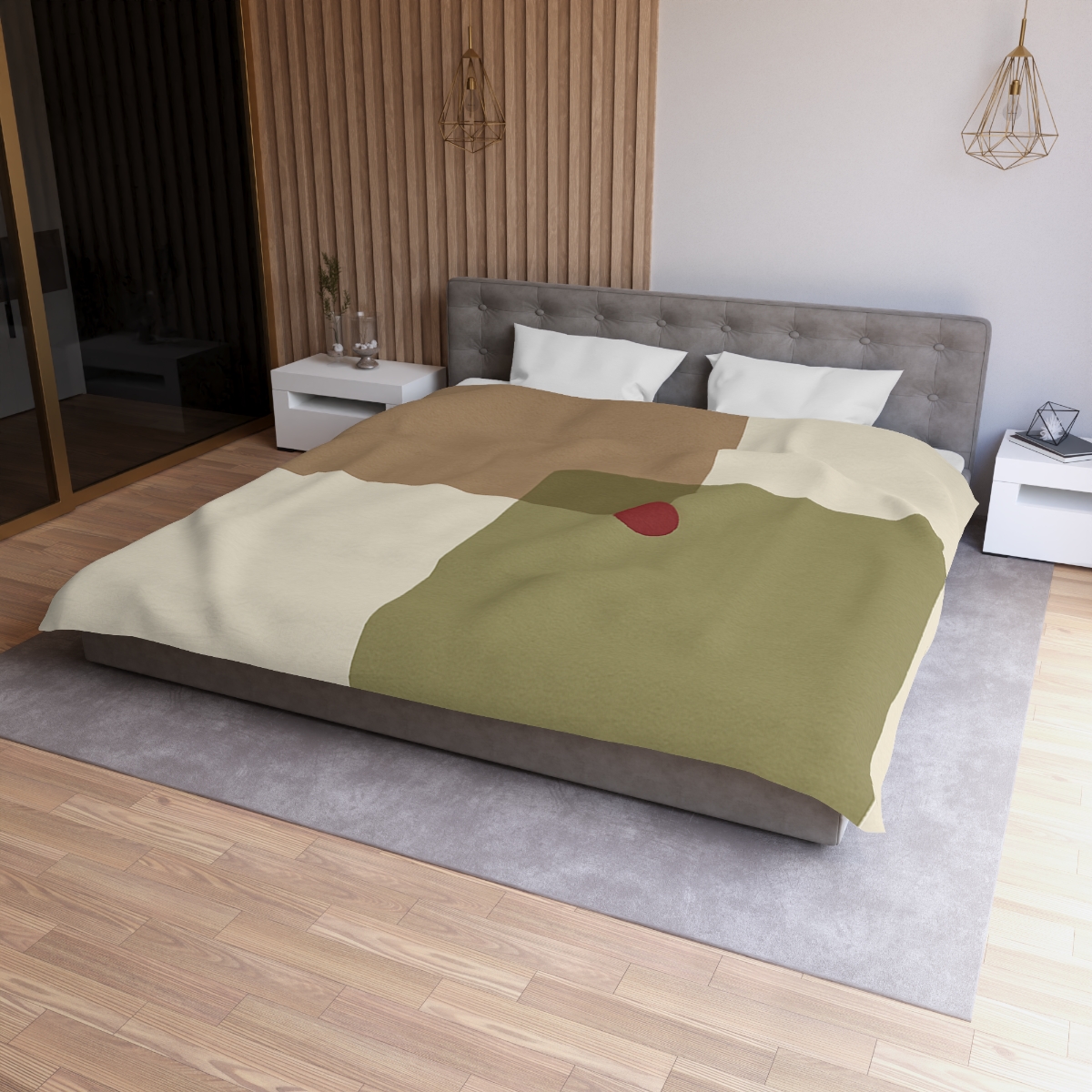 Offset Duo And Quiet Dot unique patterned duvets