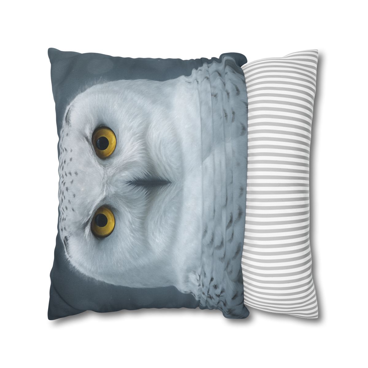 Midnight Watch Snowy Owl trendy patterned pillow cases