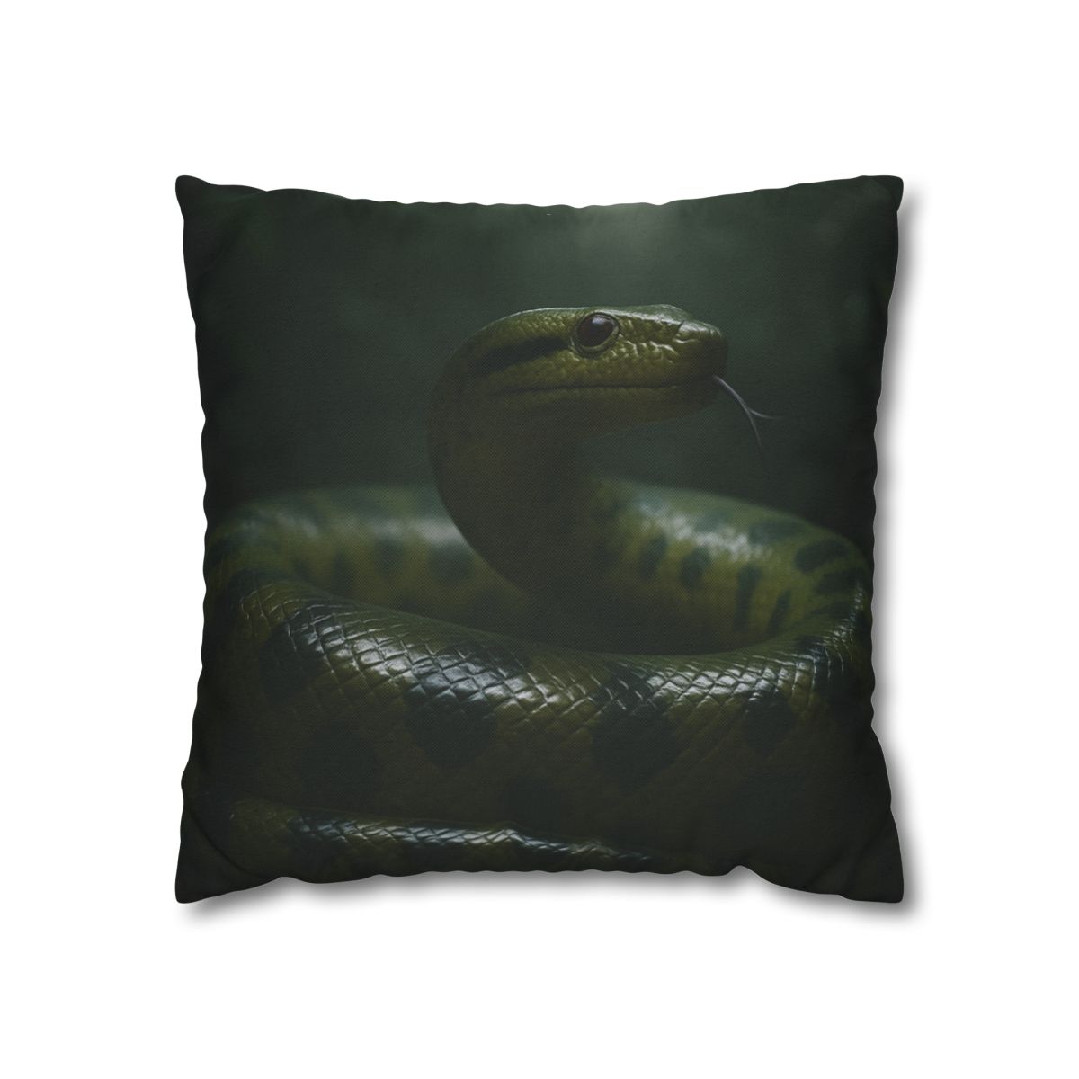 Starlit Coil Green Anaconda comfortable bedding pillow covers