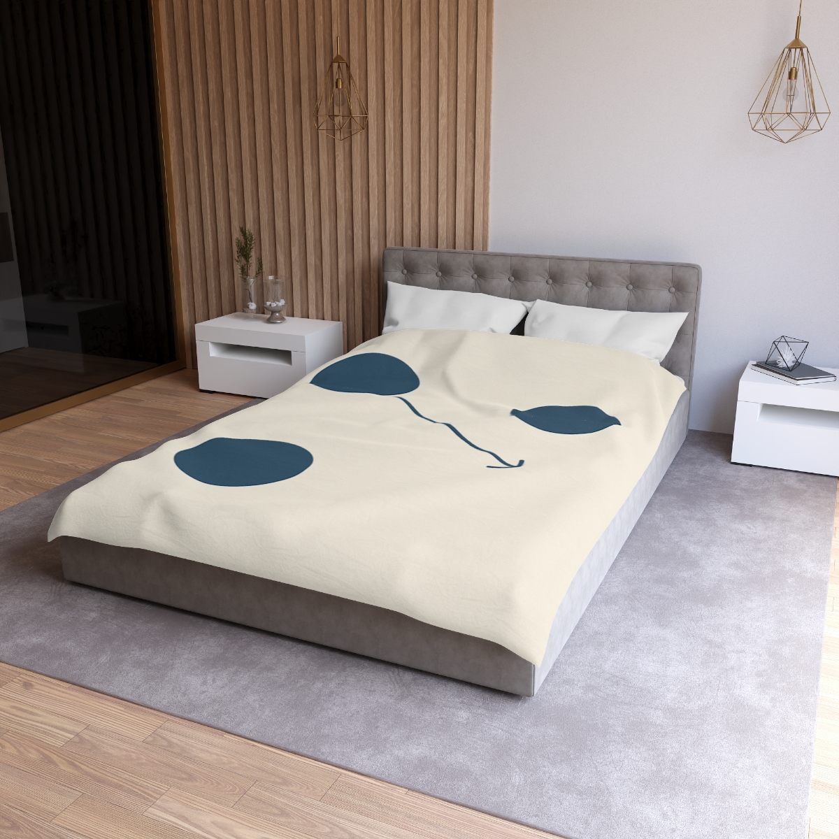 Orbital Triangle Drift personalized bedding duvets