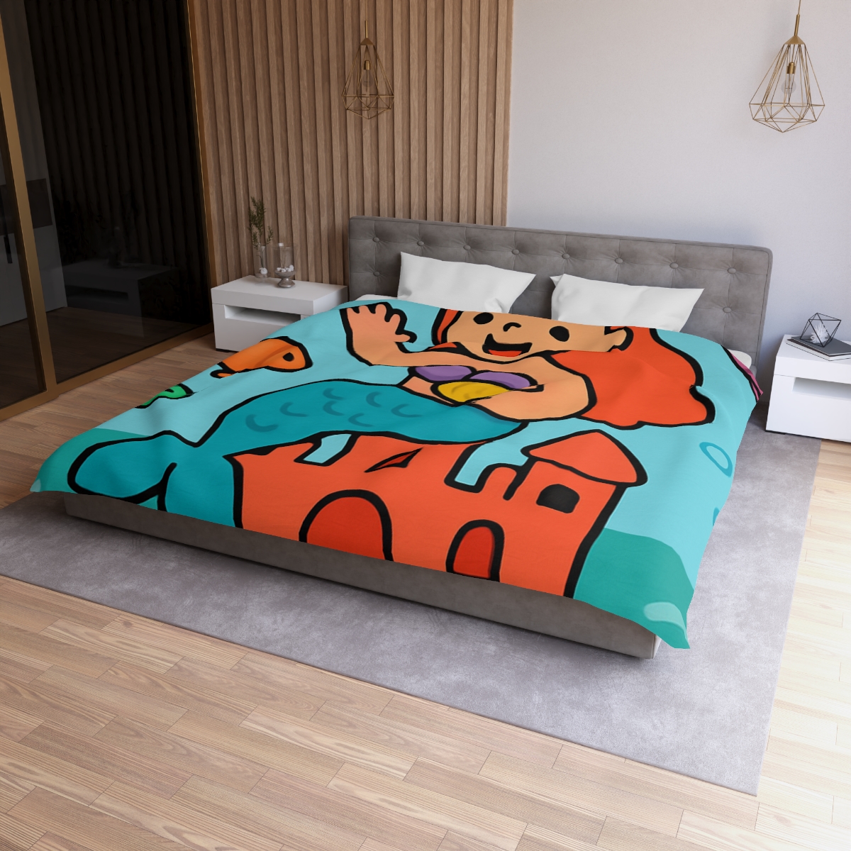 Coral Castle Mermaid trendy bedroom duvets