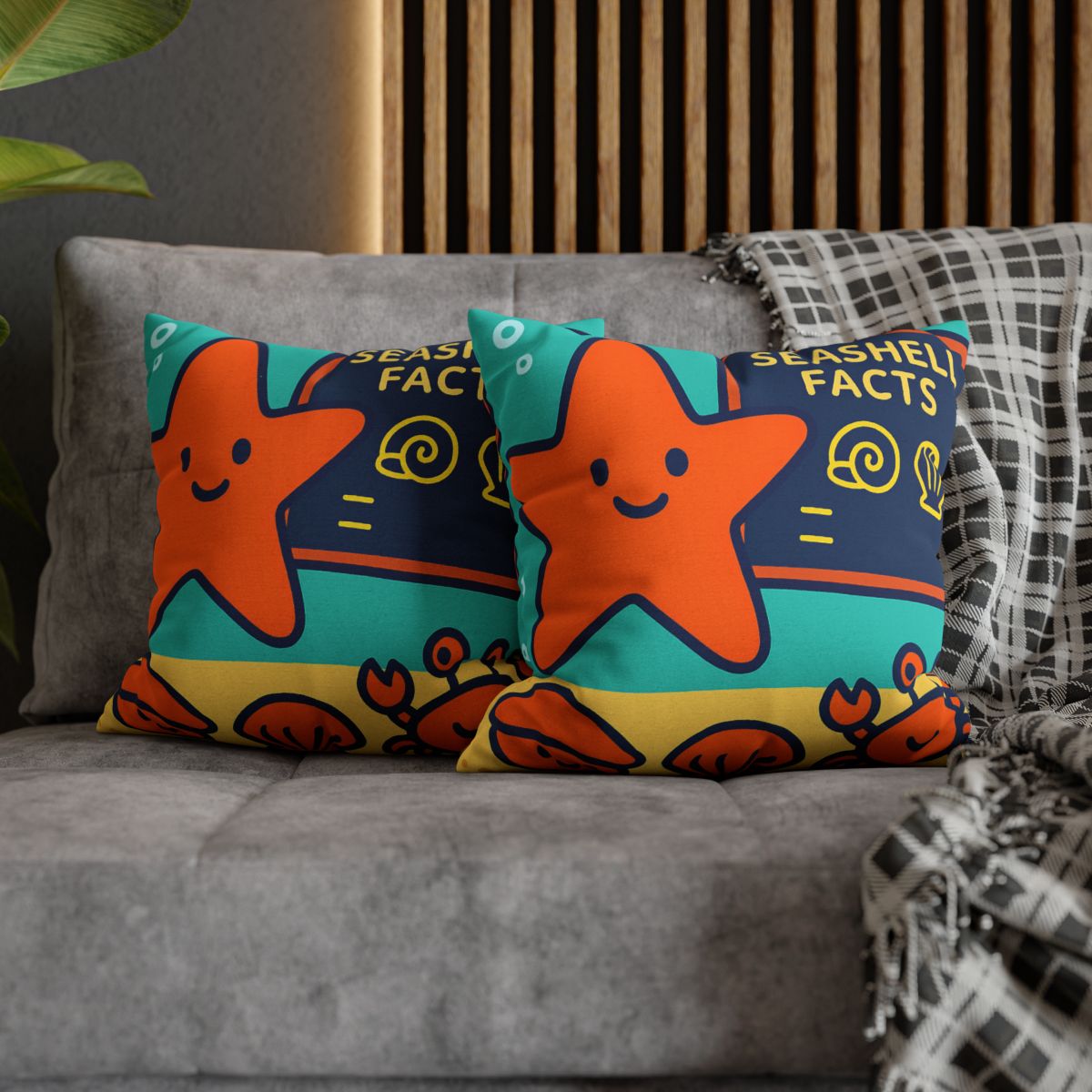 Starfish Science Class stylish decorative pillowcases