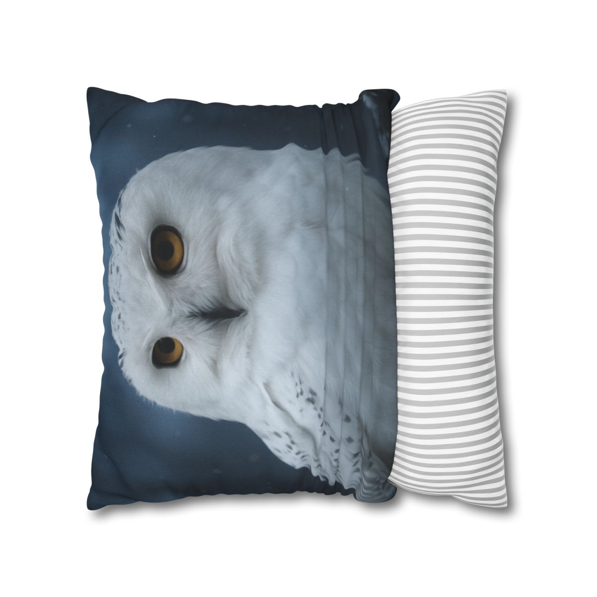 Twilight Watcher Snowy Owl personalized pillow covers