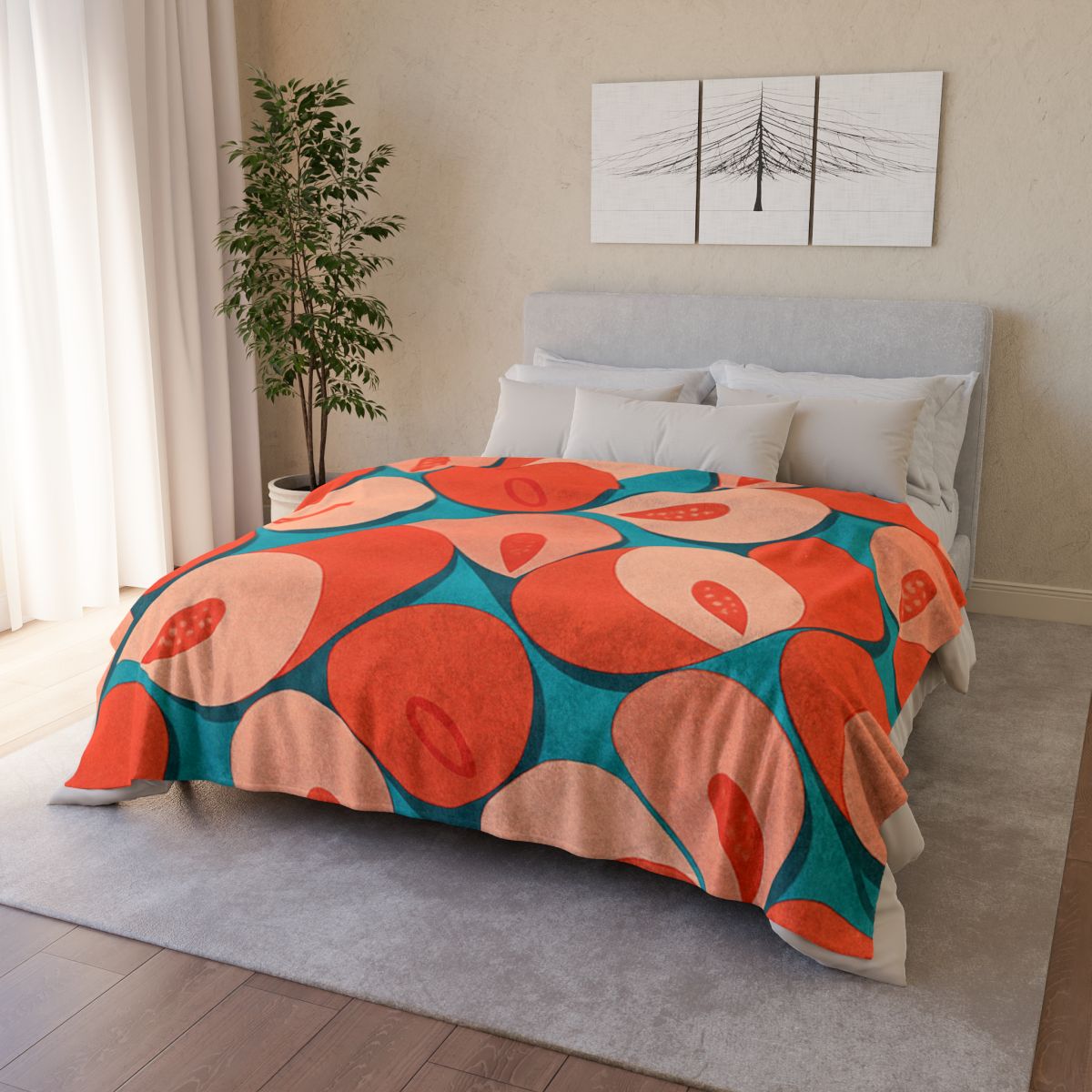 Petal Mosaic Circuit unique gift blanketscustom blankets