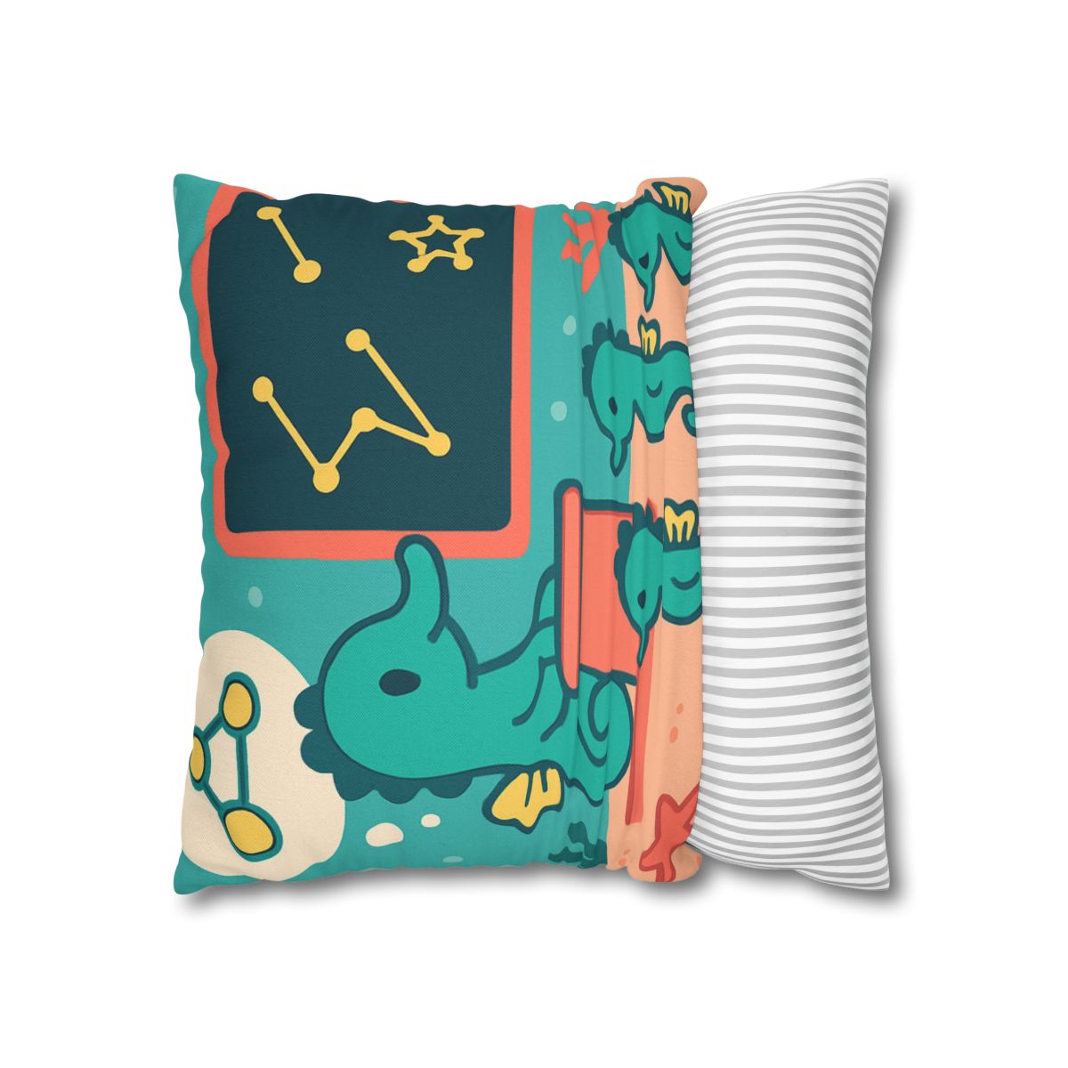 Starry Seahorse School personalized pillow covers