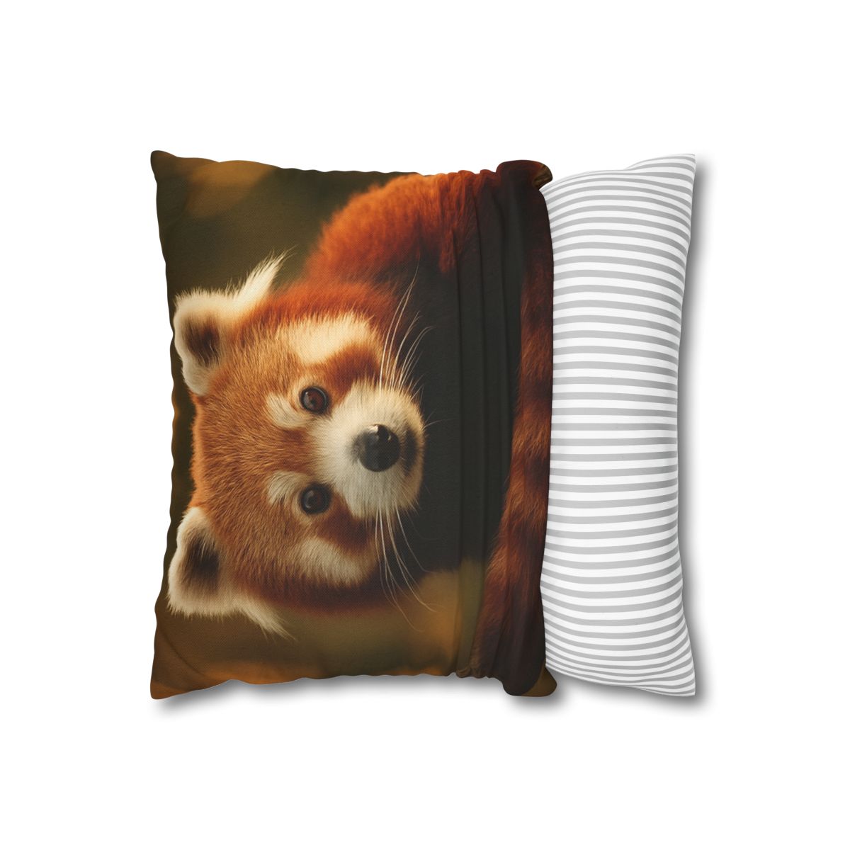 Crimson Whisper Red Panda unique gift pillow cases