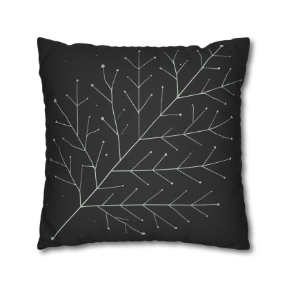 Leaf Vein Constellation Map custom pillow cases