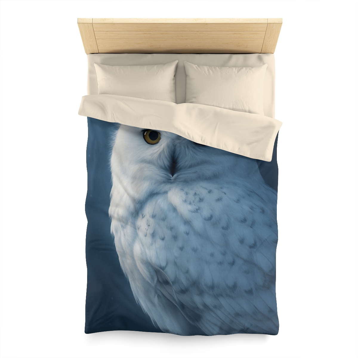 Midnight Watch Snowy Owl warm winter duvets