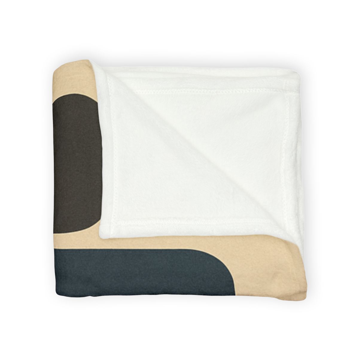 Offset Trio Of Rounded Bars trendy patterned blankets