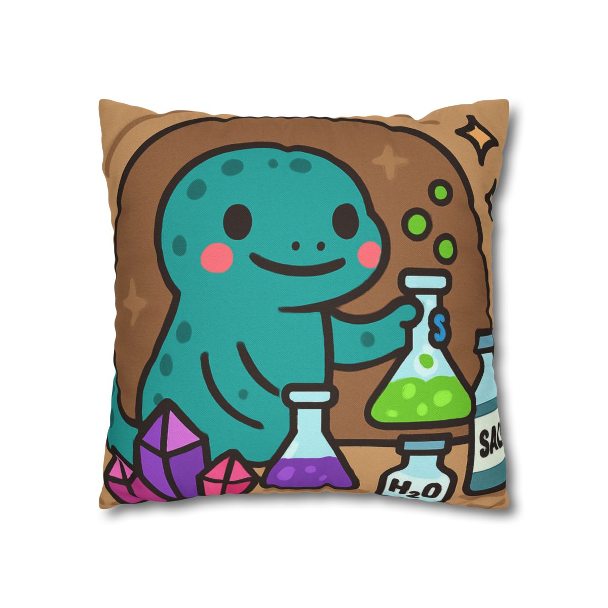Crystal Cave Salamander Science Lab custom pillow cases