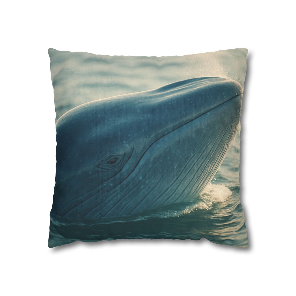 Ocean Song Blue Whale personalized pillow covers