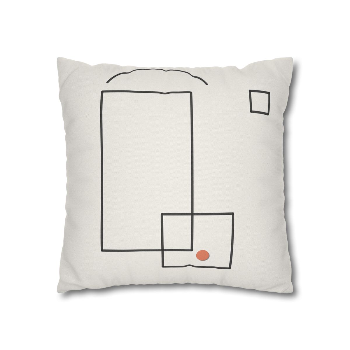 Offset Frame And Quiet Arc comfortable bedding pillow covers