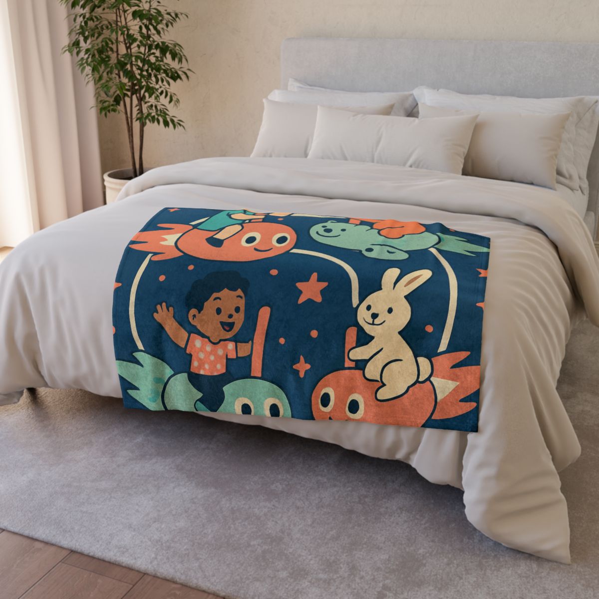 Comet Carousel Park decorative home blankets