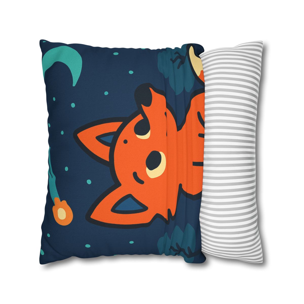 Starlight Forest Fox soft cotton pillow cases
