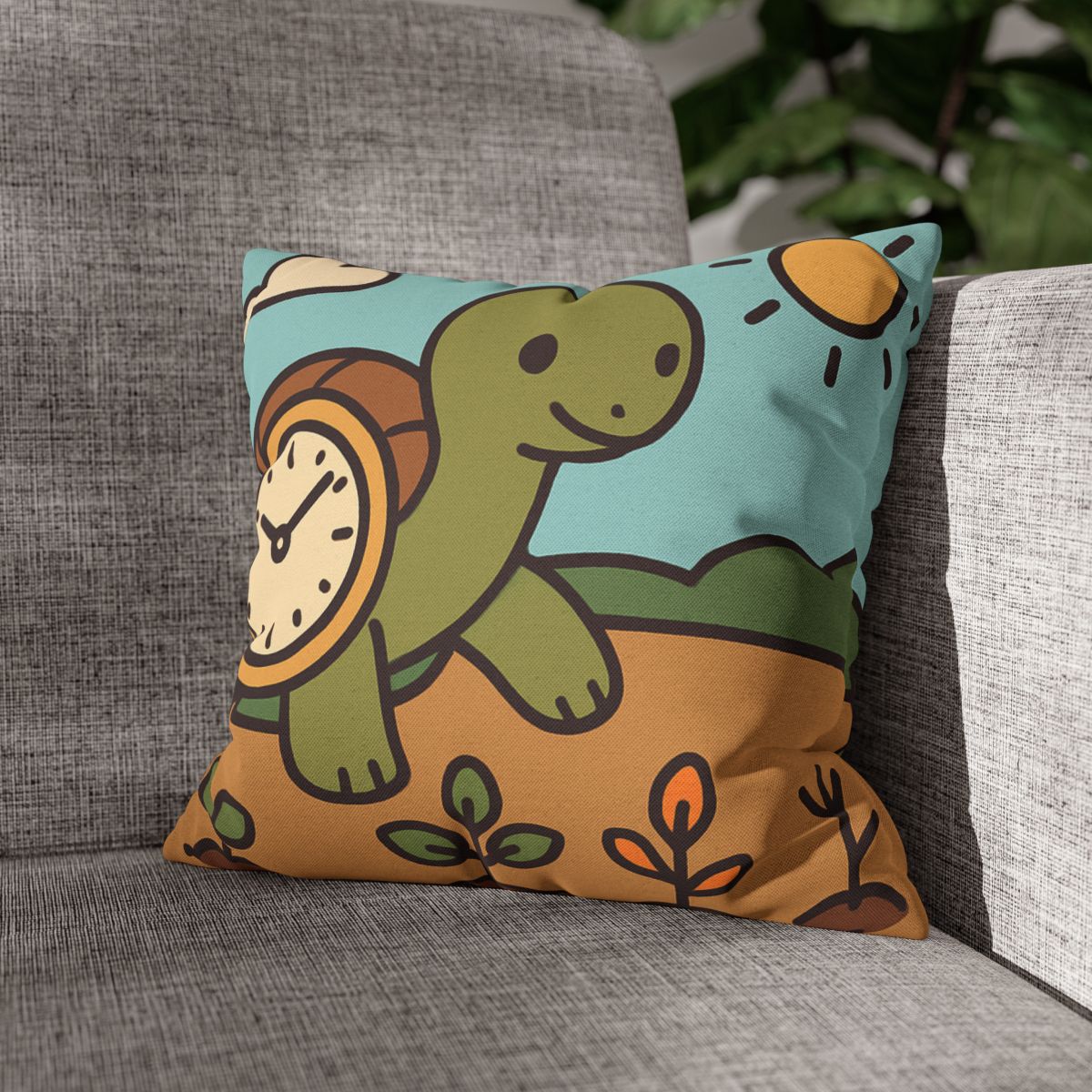Time Travel Turtle Garden unique gift pillow cases